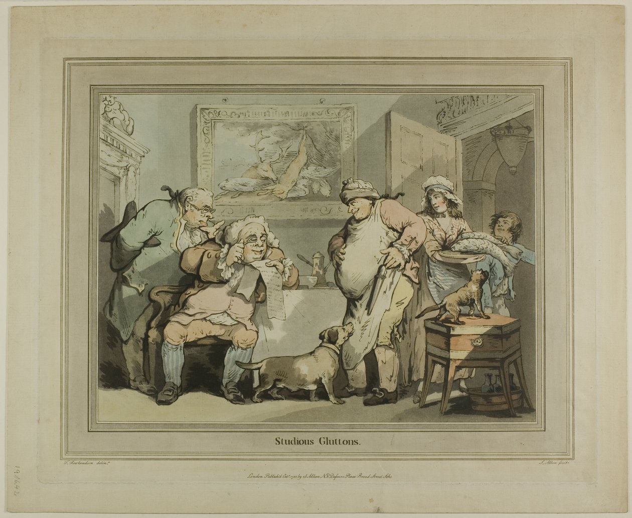 çalışkan oburlar by Thomas Rowlandson