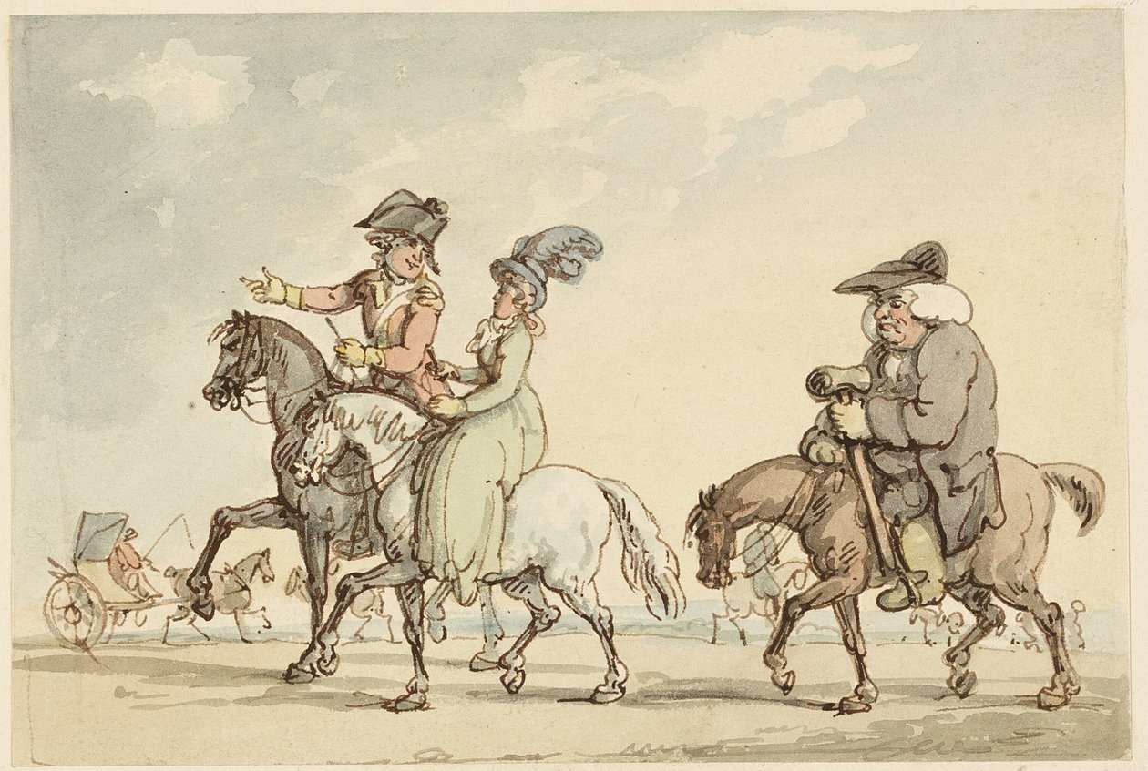 Banyo Konforu için Çalışma by Thomas Rowlandson