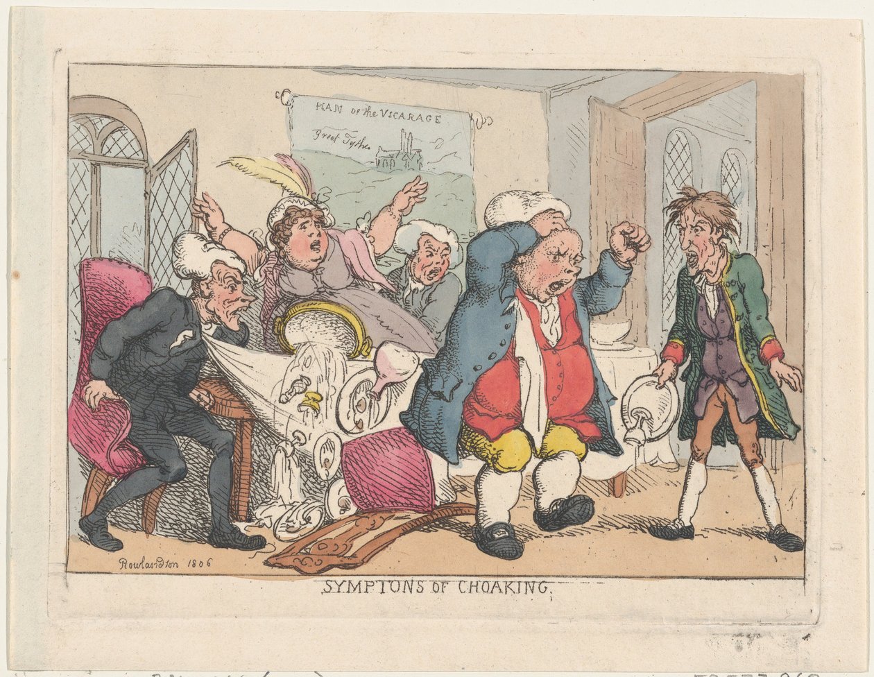 Boğulma Belirtileri, 1806 pub. 25 Ağustos 1808., 1806 pub. 25 Ağustos 1808. by Thomas Rowlandson