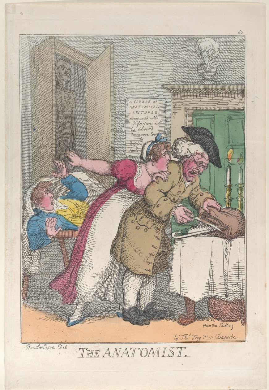 Anatomist, 12 Mart 1811., 12 Mart 1811. by Thomas Rowlandson