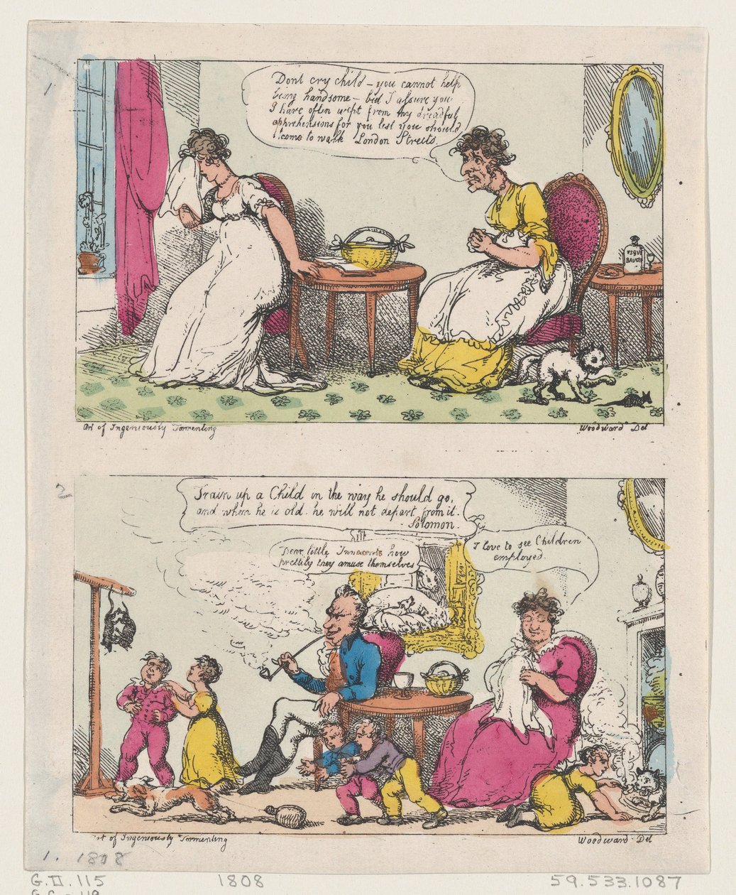 Ustaca Eziyet Etme Sanatı, 1808., 1808. by Thomas Rowlandson