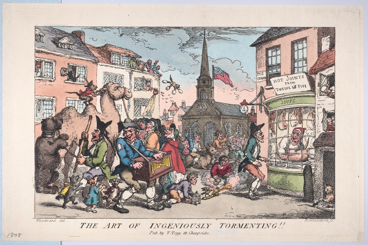 Ustaca Eziyet Etme Sanatı, 8 Şubat 1808., 8 Şubat 1808. by Thomas Rowlandson