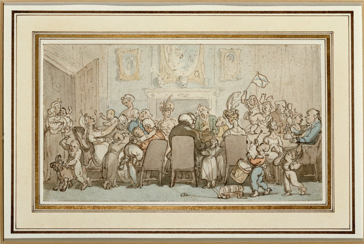 Breedwell Ailesi, 1807 by Thomas Rowlandson