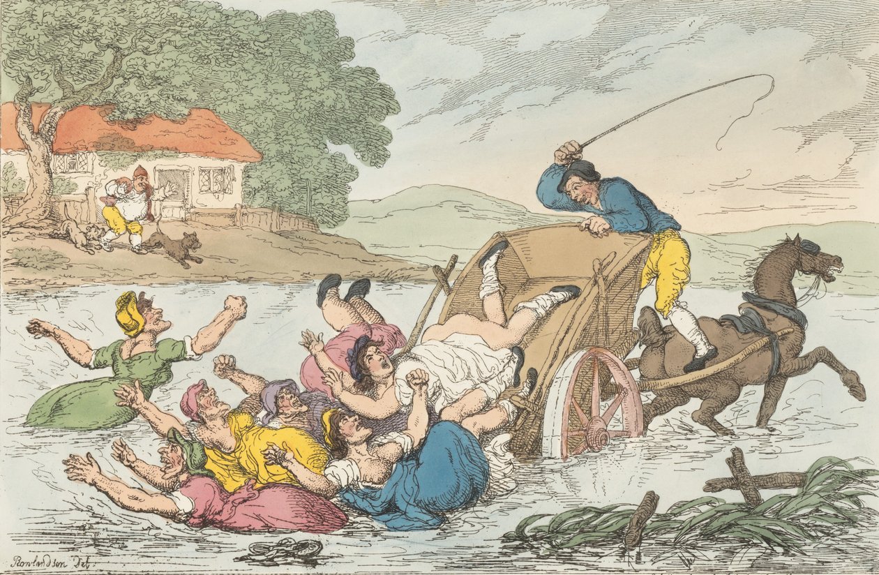 Carter ve Çingeneler, 10 Mayıs 1815., 10 Mayıs 1815. by Thomas Rowlandson