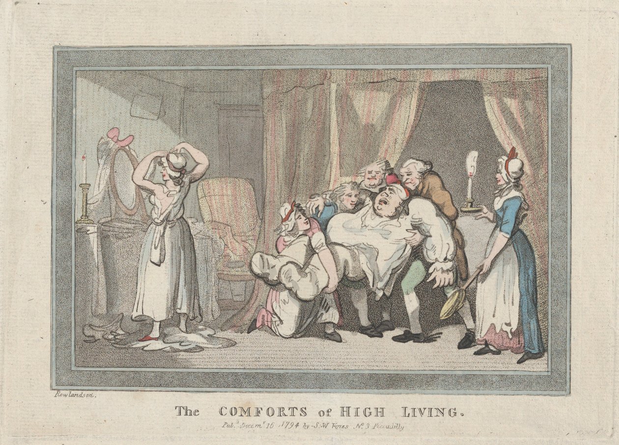 Yüksek Yaşamın Konforu, 16 Aralık 1794., 16 Aralık 1794. by Thomas Rowlandson
