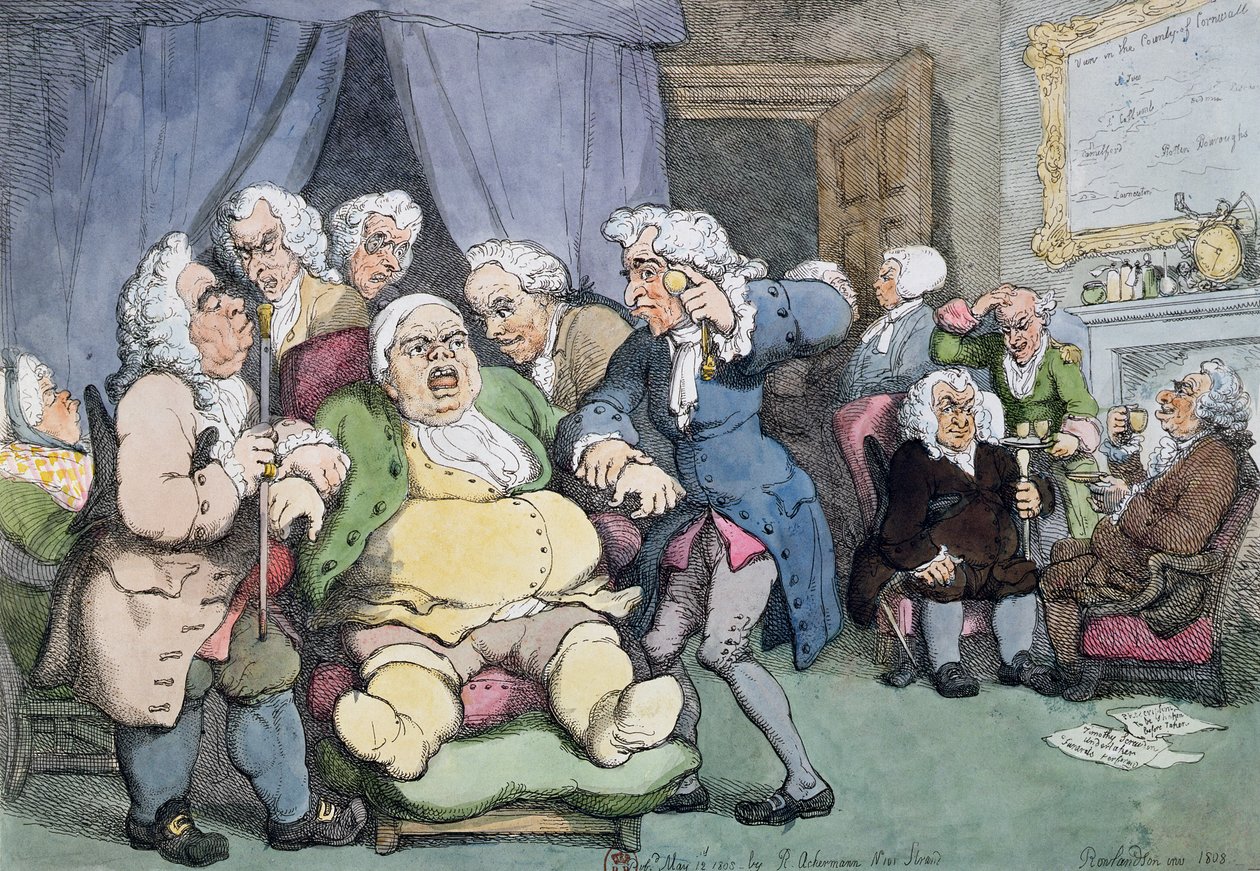 Danışma veya Son Umut, 1808 by Thomas Rowlandson