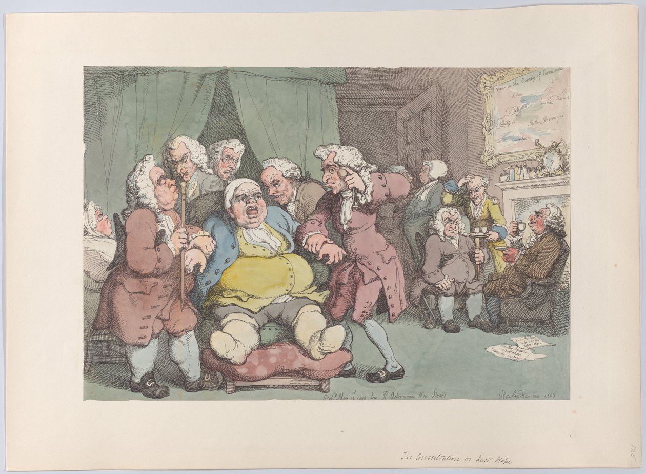 Danışma veya Son Umut, 30 Haziran 1808., 30 Haziran 1808. by Thomas Rowlandson