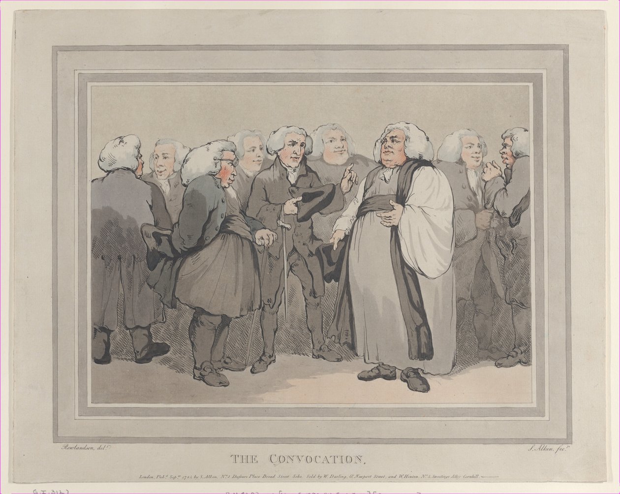 Toplantı, Eylül 1785., Eylül 1785. by Thomas Rowlandson