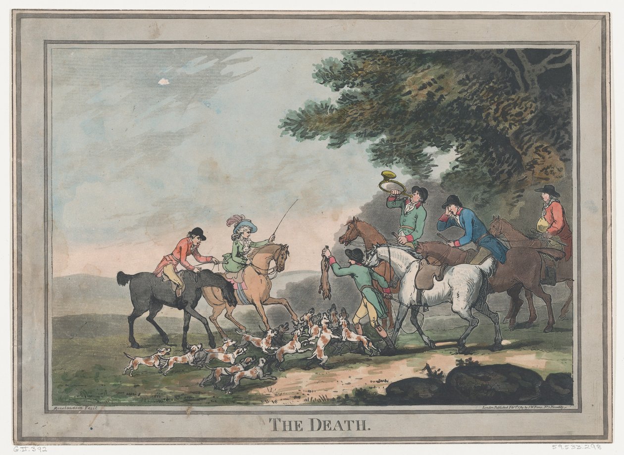 Ölüm, 1 Şubat 1789., 1 Şubat 1789. by Thomas Rowlandson