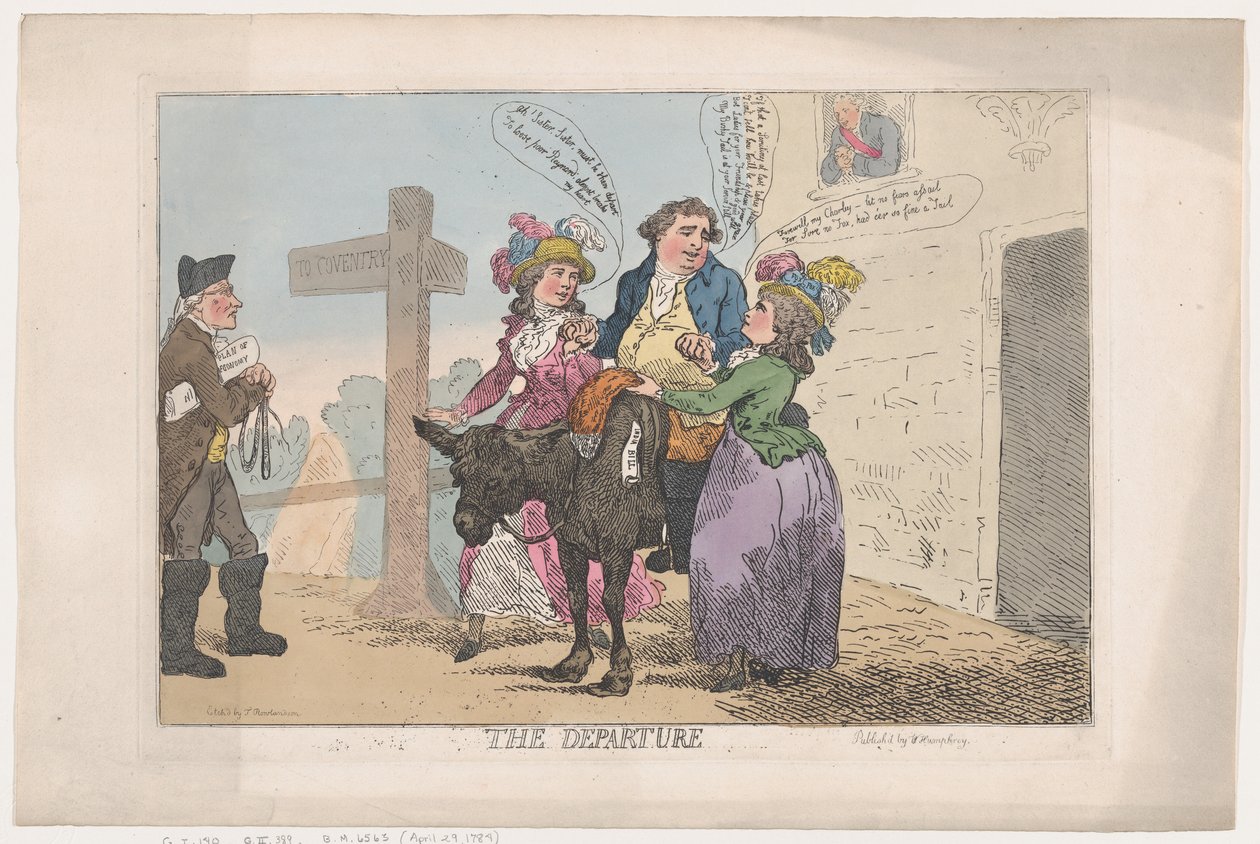Ayrılış, 29 Nisan 1784., 29 Nisan 1784. by Thomas Rowlandson