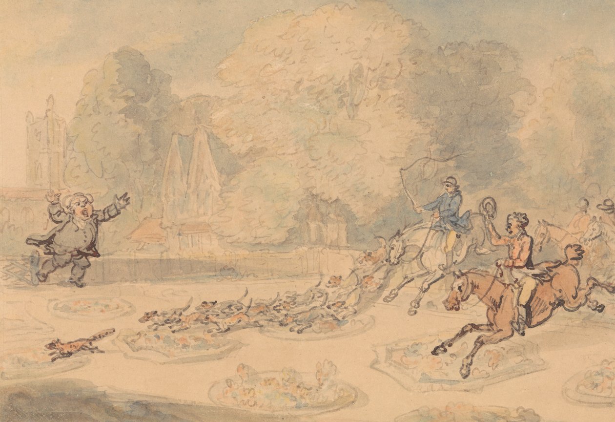 Öfkeli Papaz by Thomas Rowlandson