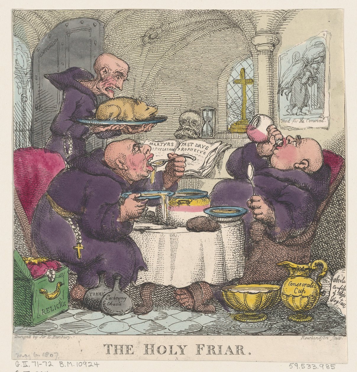 Kutsal Keşiş, 6 Mayıs 1807., 6 Mayıs 1807. by Thomas Rowlandson