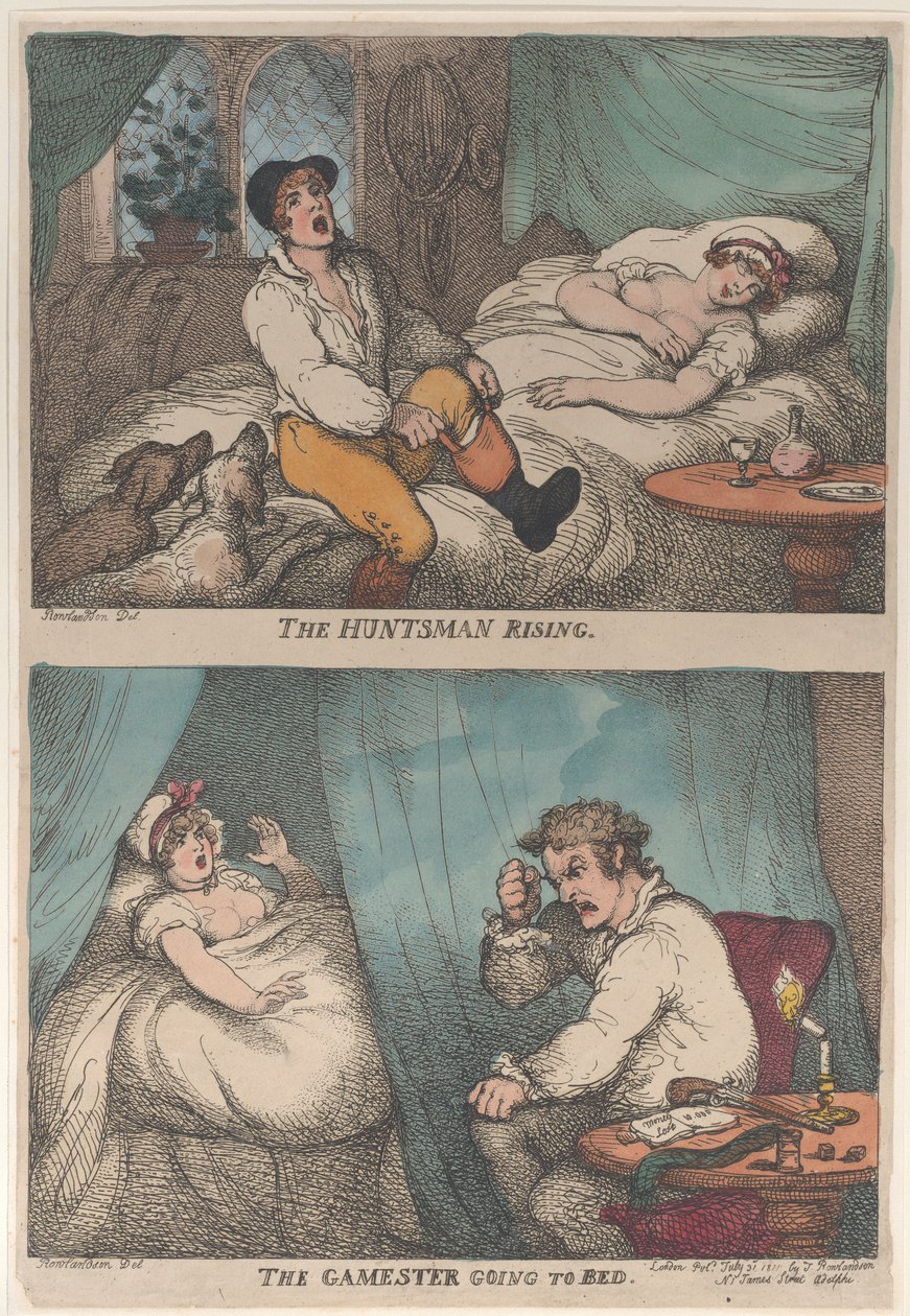 The Huntsman Rising, The Gamester Going to Bed, [31 Temmuz 1809],..., [31 Temmuz 1809], 1811