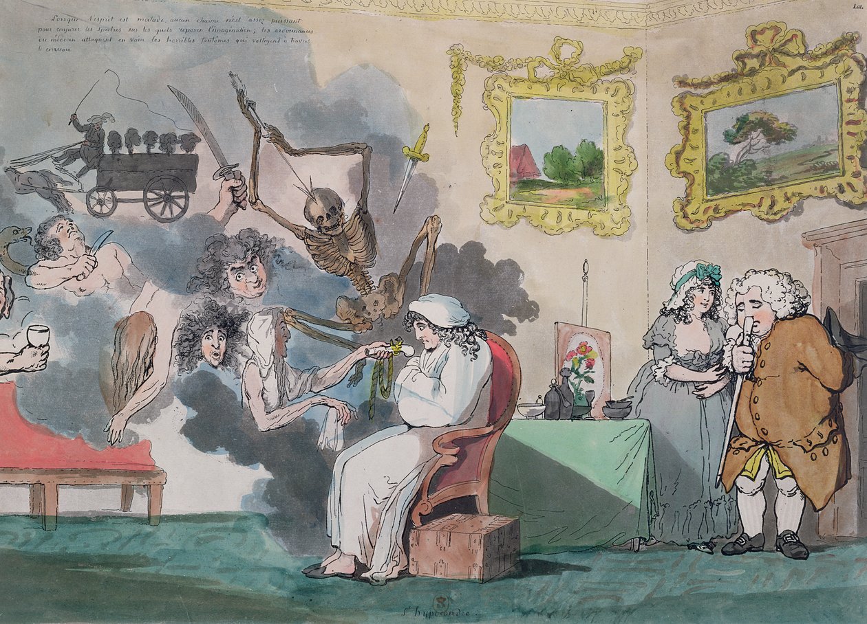 hipokondriyak by Thomas Rowlandson
