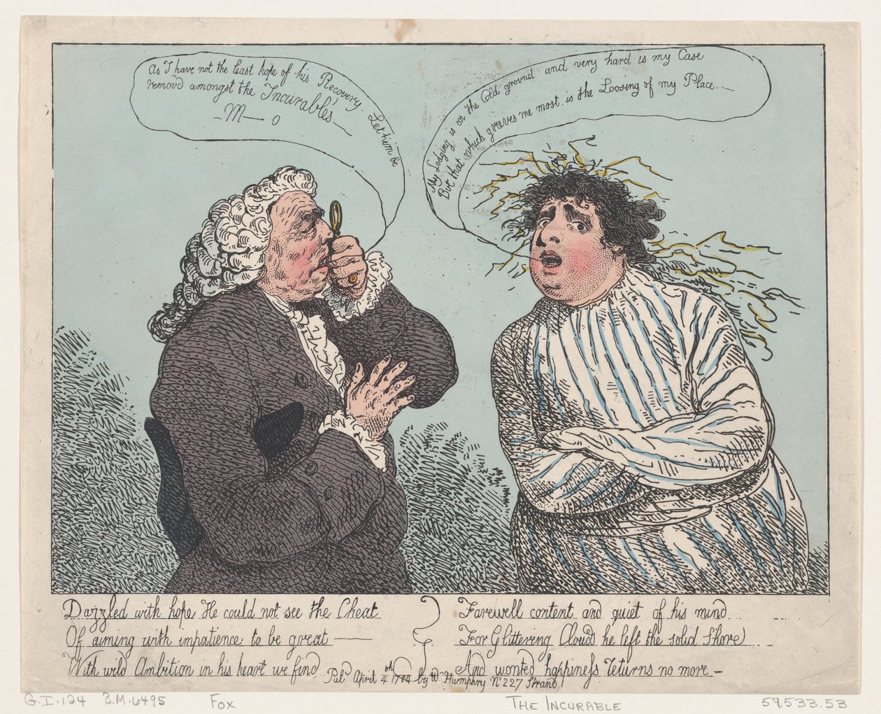 Çaresiz, 4 Nisan 1784., 4 Nisan 1784. by Thomas Rowlandson