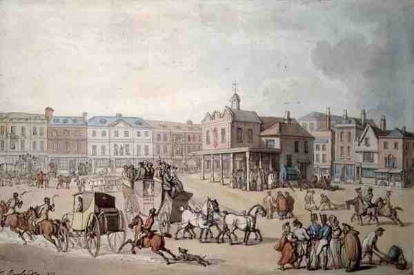 Pazar Yeri, Kingston-on-Thames by Thomas Rowlandson