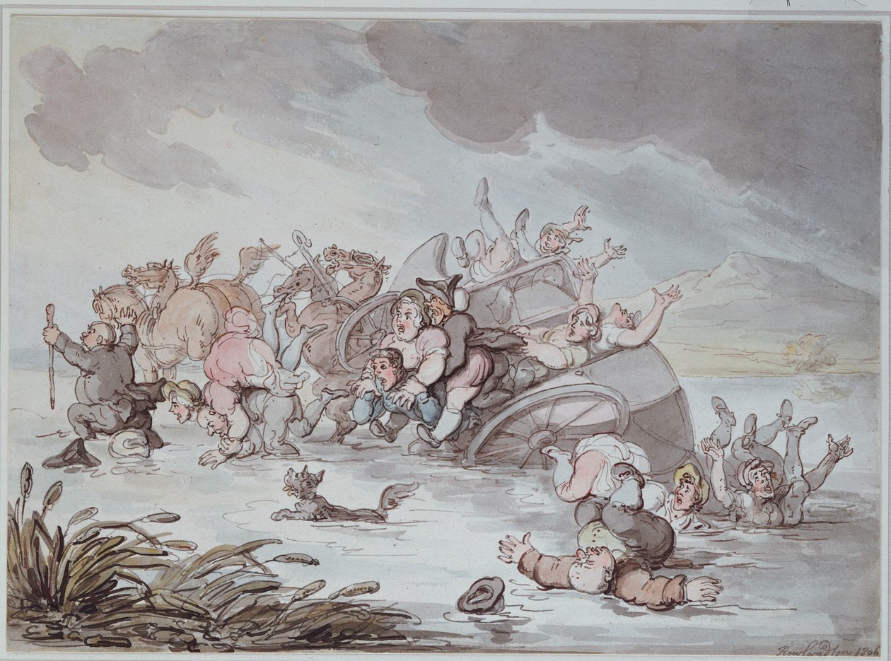 Kaza, 1806 by Thomas Rowlandson