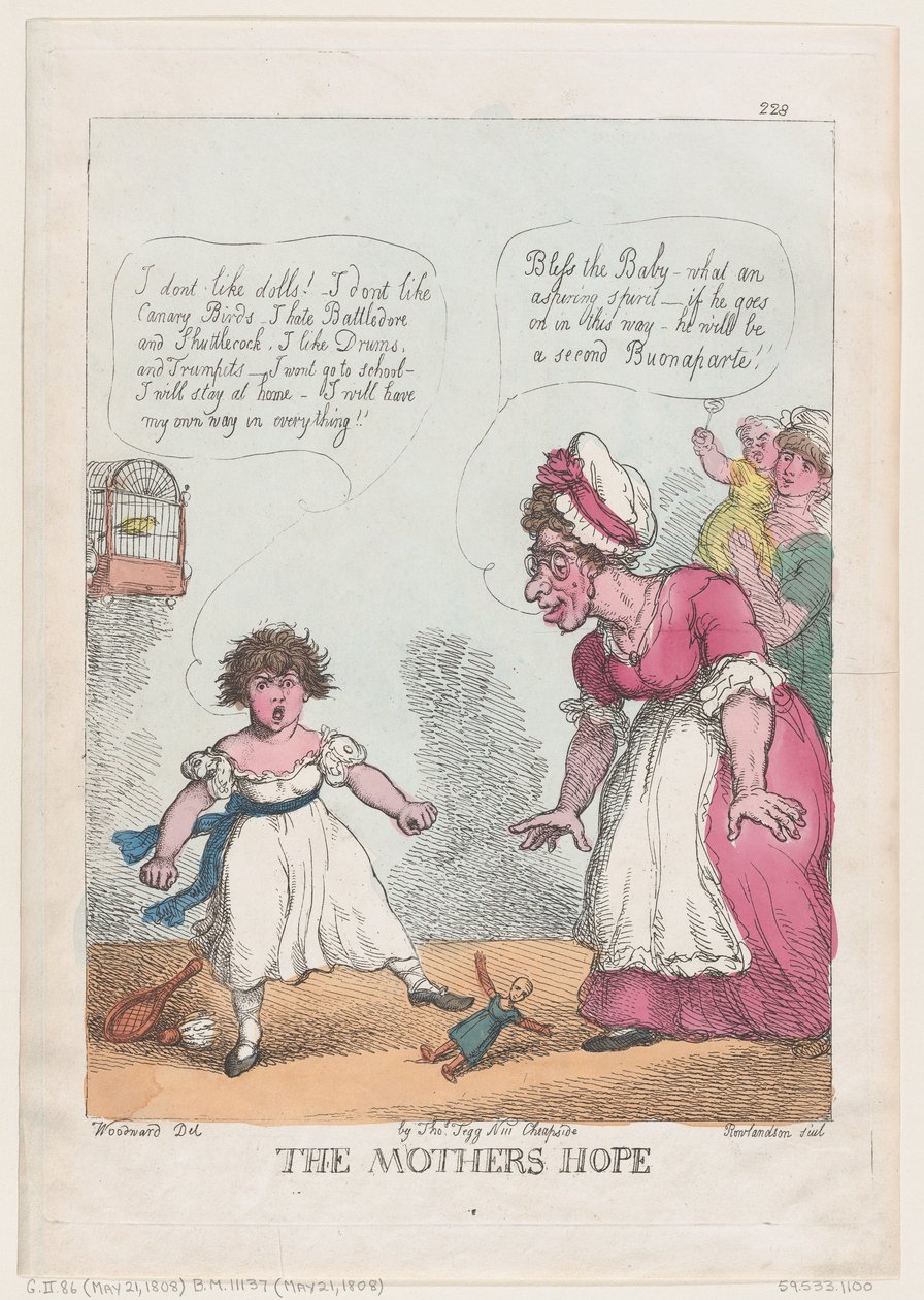 Annenin Umudu, 21 Mayıs 1808., 21 Mayıs 1808. by Thomas Rowlandson