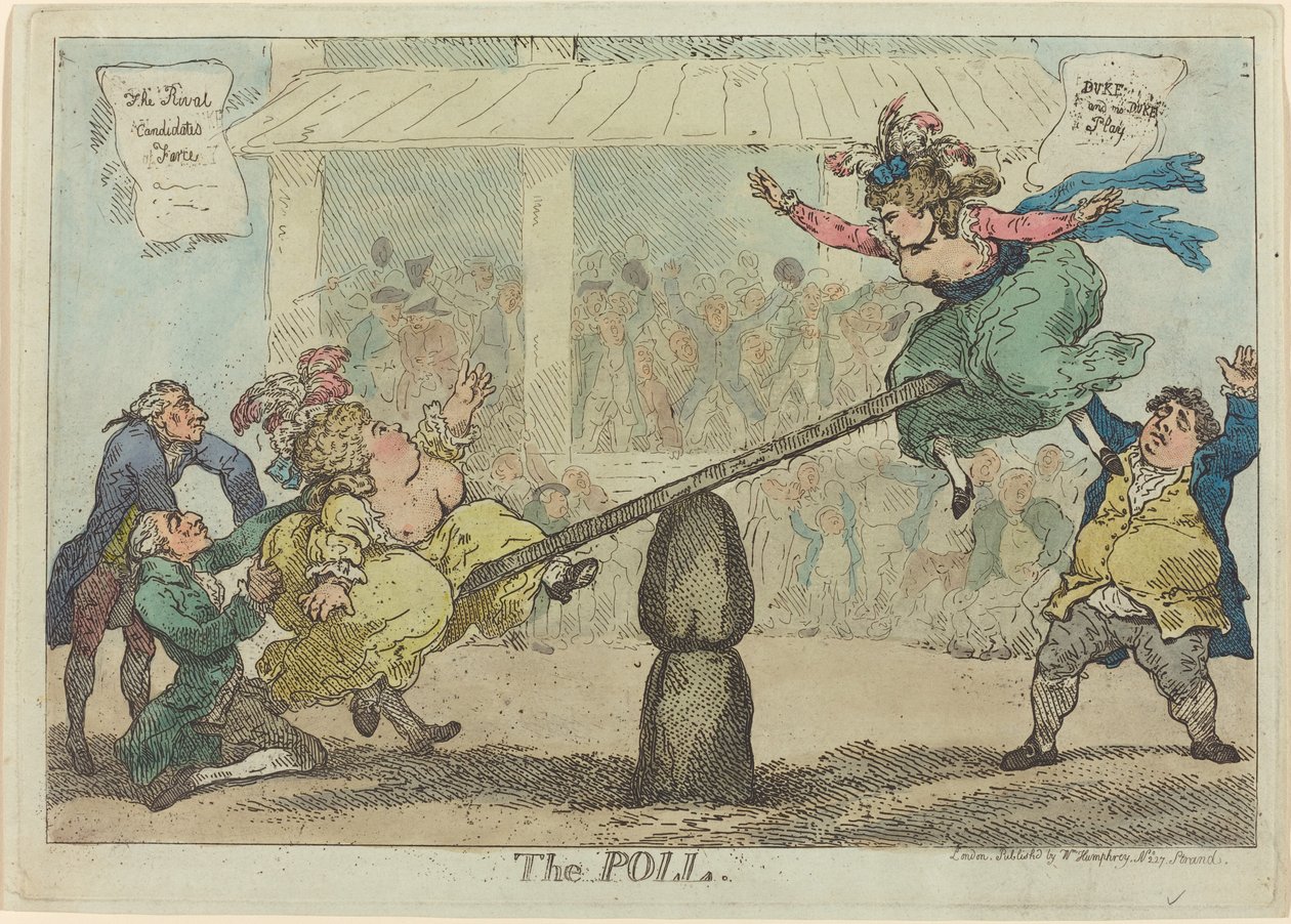 Anket by Thomas Rowlandson