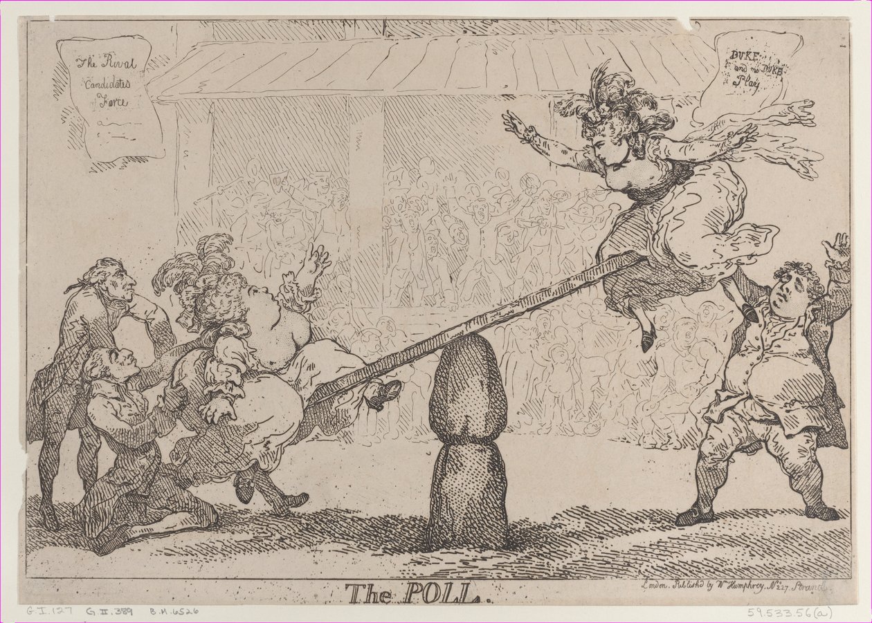 Anket, 12 Nisan 1784., 12 Nisan 1784. by Thomas Rowlandson