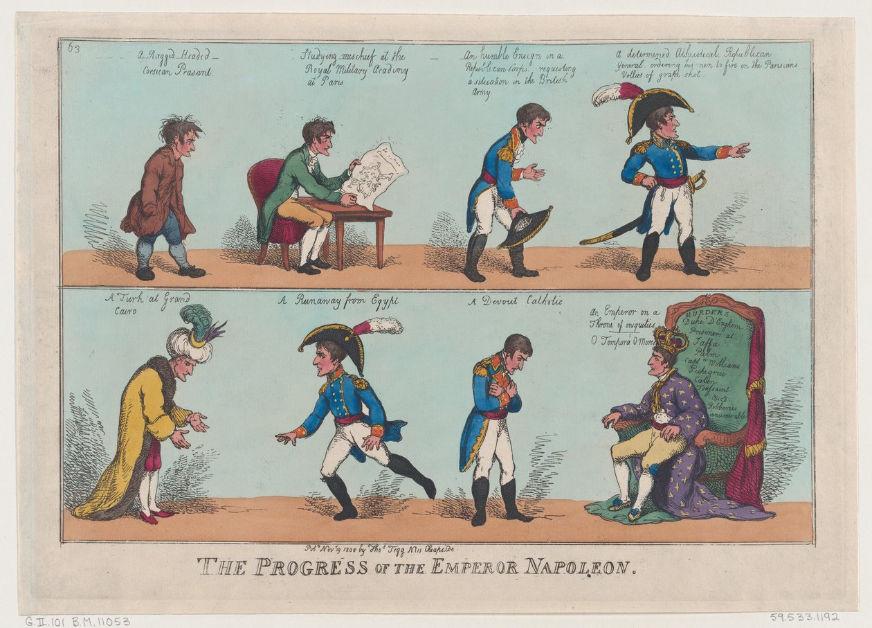 İmparator Napolyon'un İlerlemesi, 19 Kasım 1808., 19 Kasım 1808. by Thomas Rowlandson