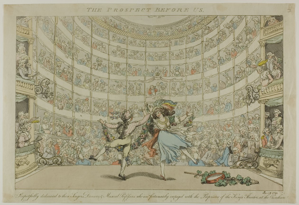 Önümüzde Beklenti by Thomas Rowlandson