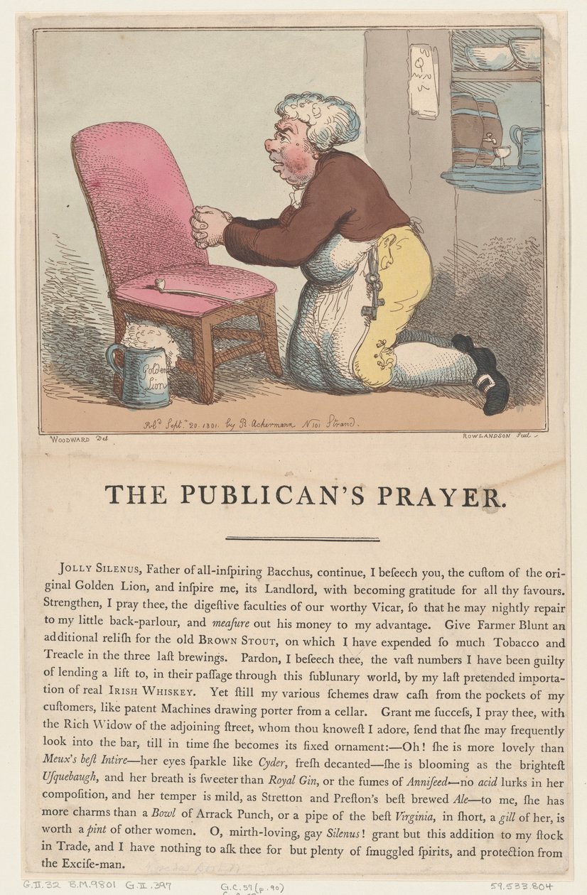 Halkın Duası, 20 Eylül 1801., 20 Eylül 1801. by Thomas Rowlandson
