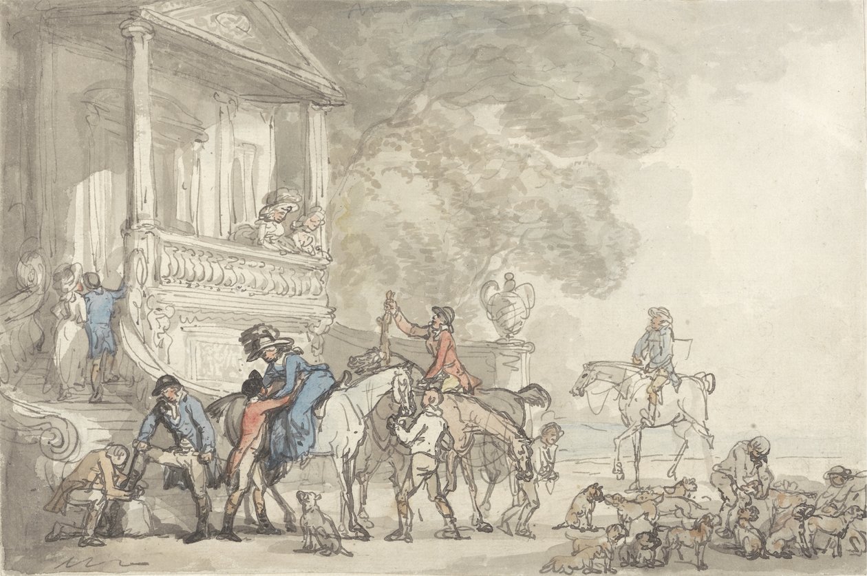 Avdan Dönüş by Thomas Rowlandson