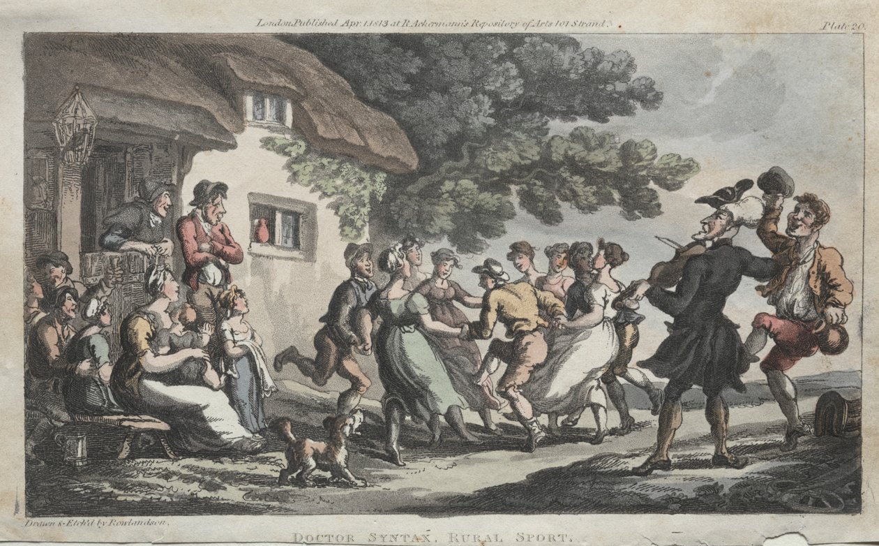 Rev. Dr. Sözdizimi Kırsal Spor, 1813. by Thomas Rowlandson