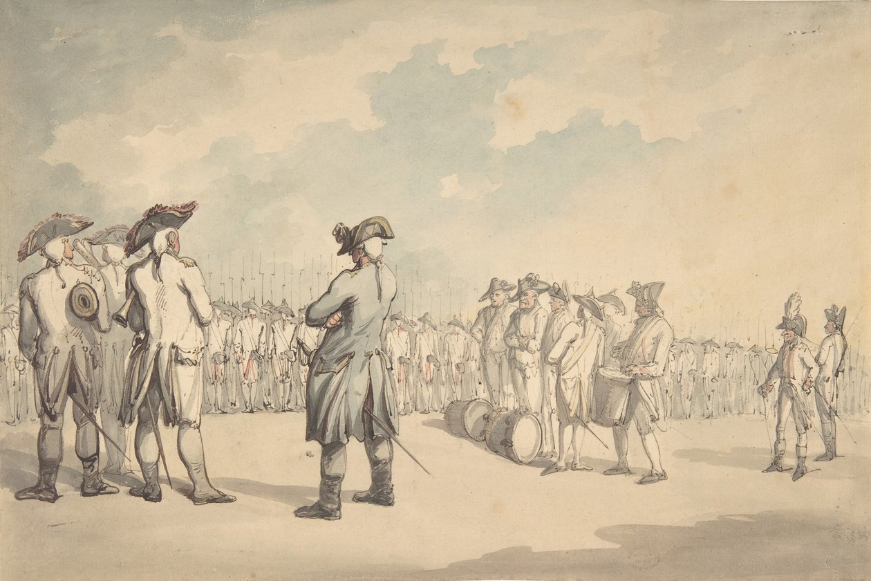 İnceleme, ca. 1800. by Thomas Rowlandson