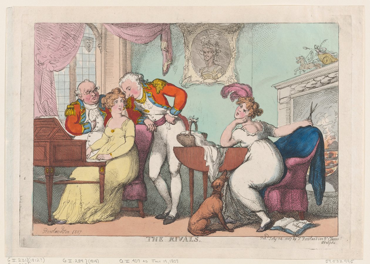 Rakipler, 14 Temmuz 1807., 14 Temmuz 1807. by Thomas Rowlandson