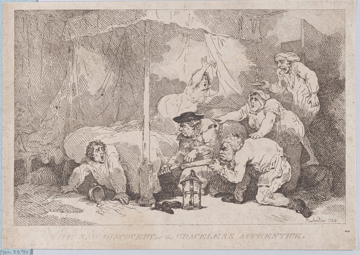 Zarafetsiz Çırağın Üzücü Keşfi, 30 Kasım 1785., 30 Kasım 1785. by Thomas Rowlandson
