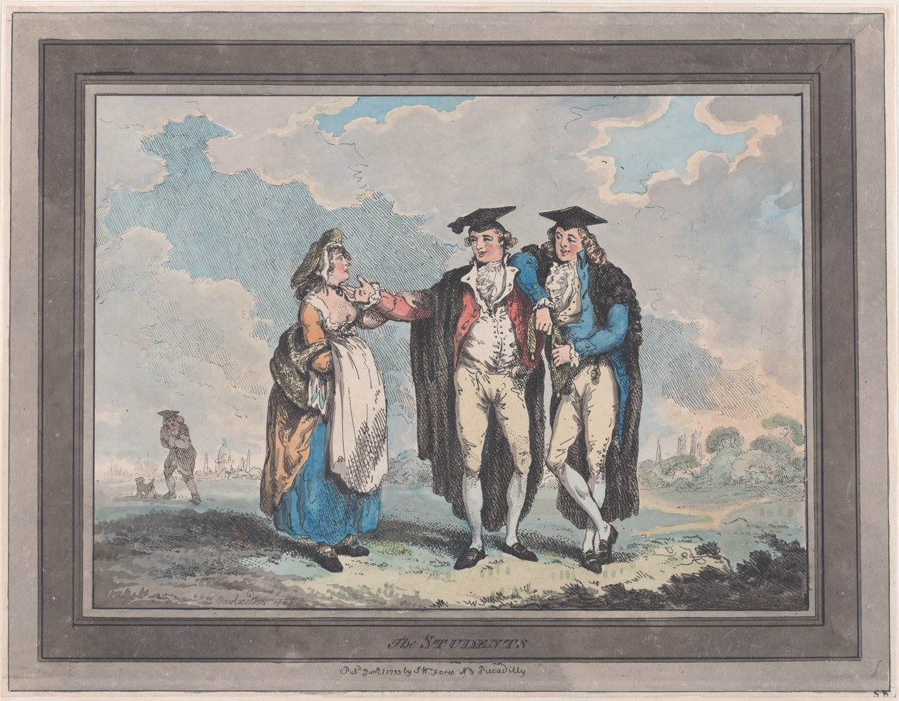 Öğrenciler, 1 Ocak 1793., 1 Ocak 1793. by Thomas Rowlandson