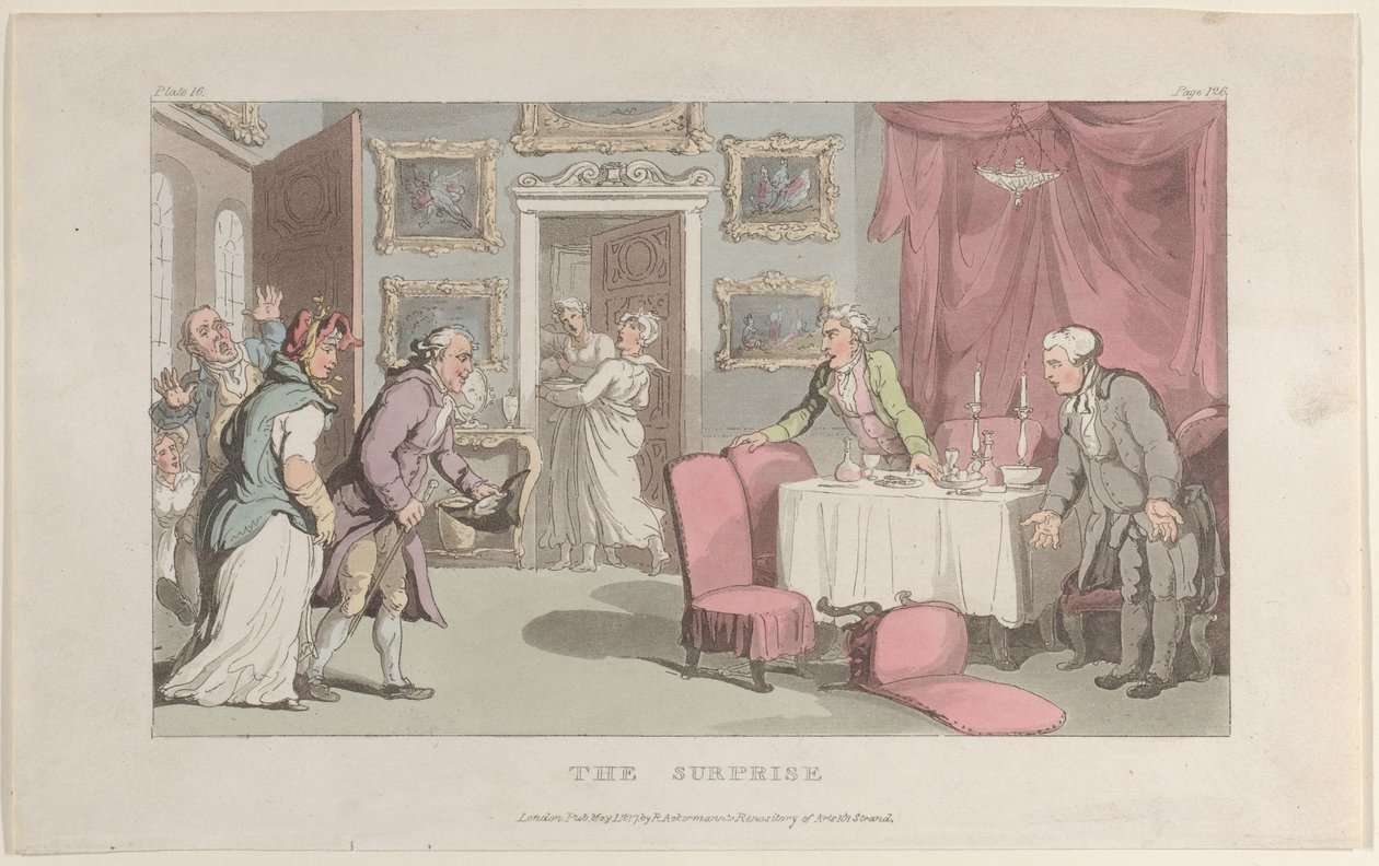 Sürpriz, Wakefield Papazı, 1 Mayıs 1817., 1 Mayıs 1817. by Thomas Rowlandson