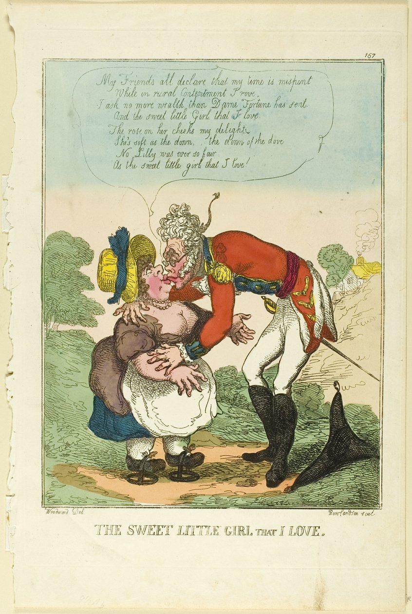 Sevdiğim Tatlı Küçük Kız by Thomas Rowlandson