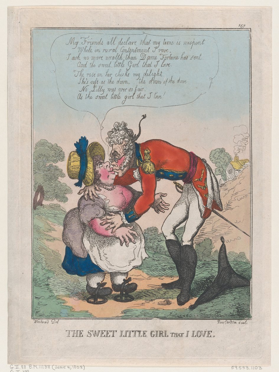 Sevdiğim Tatlı Küçük Kız, 4 Haziran 1808., 4 Haziran 1808. by Thomas Rowlandson