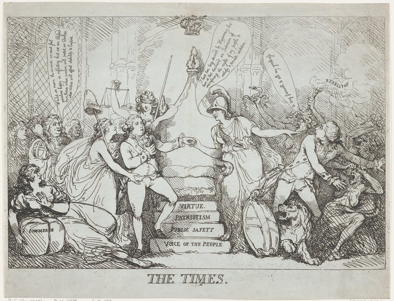 The Times, Aralık 1788., Aralık 1788. by Thomas Rowlandson