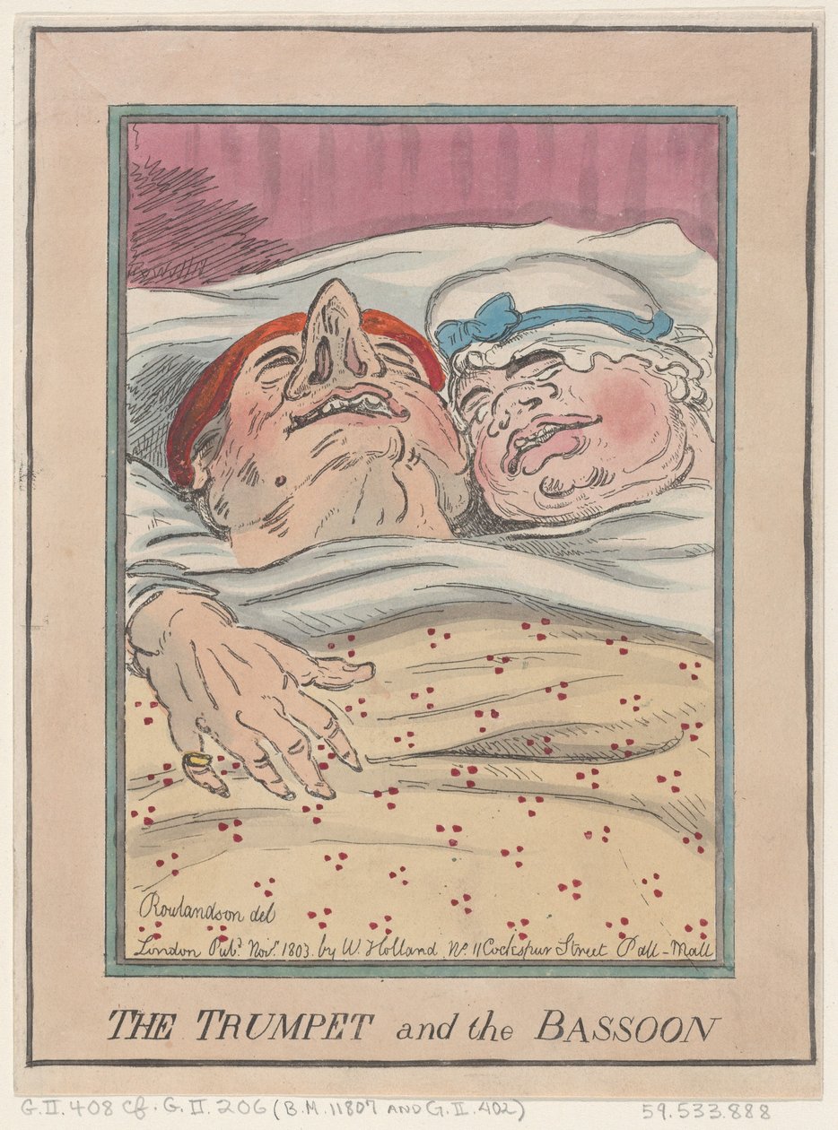 Trompet ve Fagot, Kasım 1803., Kasım 1803. by Thomas Rowlandson
