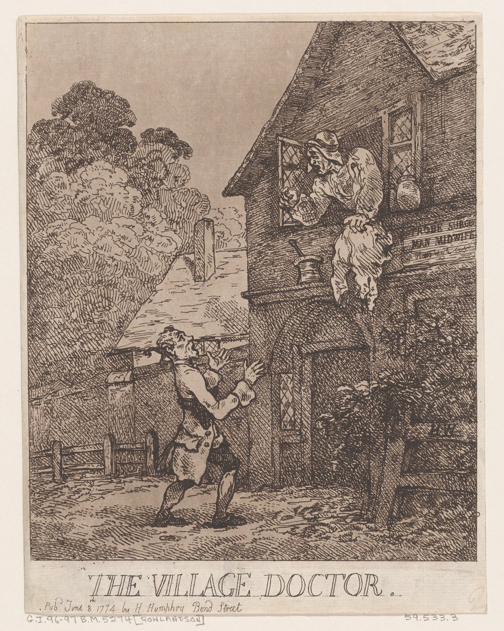 Köy Doktoru, 8 Haziran 1774., 8 Haziran 1774. by Thomas Rowlandson