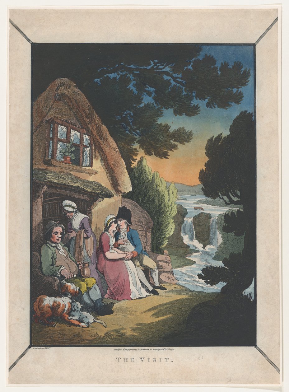 Ziyaret, 1 Ağustos 1799., 1 Ağustos 1799. by Thomas Rowlandson