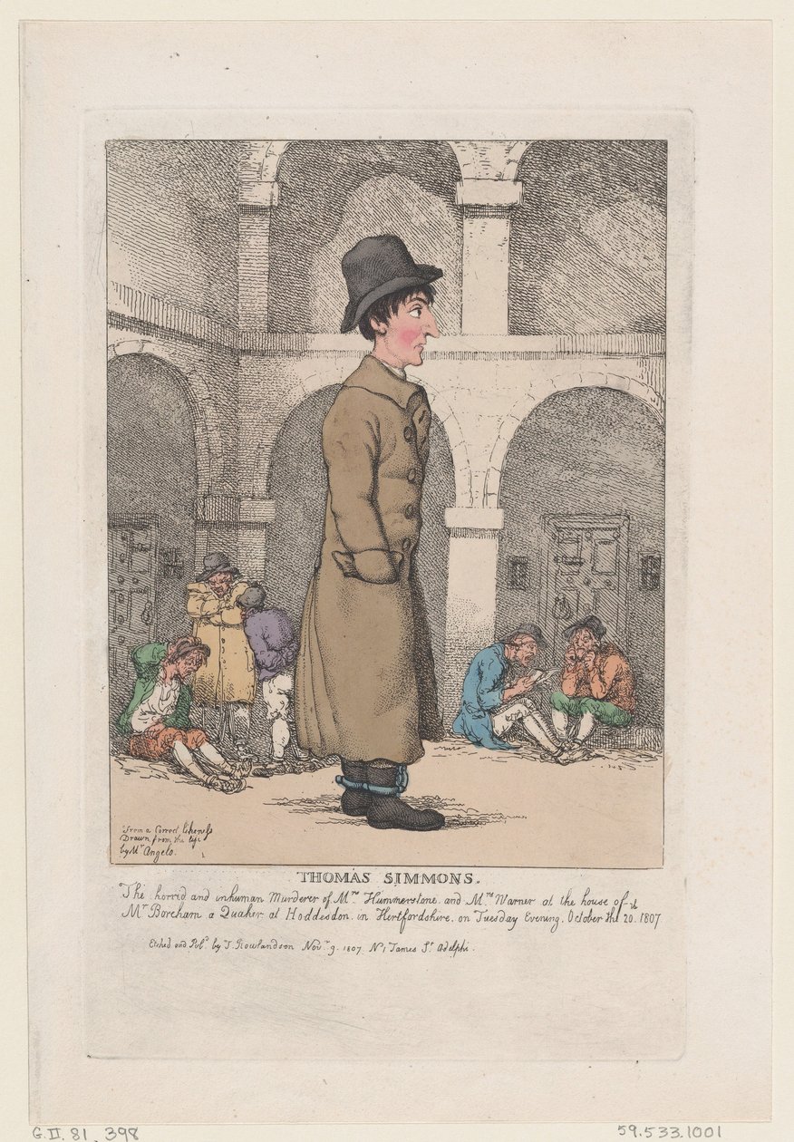 Thomas Simmons, 9 Kasım 1807., 9 Kasım 1807. by Thomas Rowlandson
