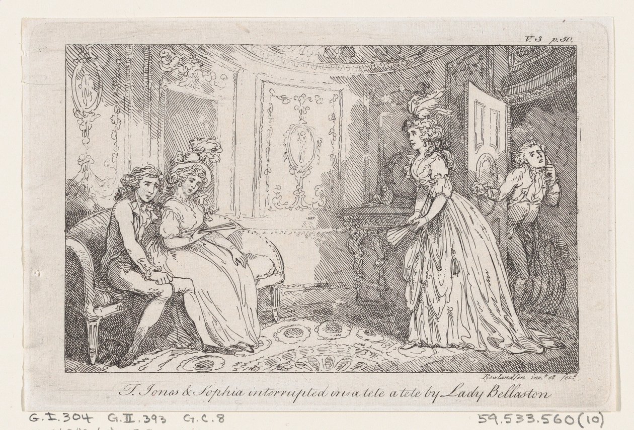 Tom Jones ve Sophia, The History of To..., 1792