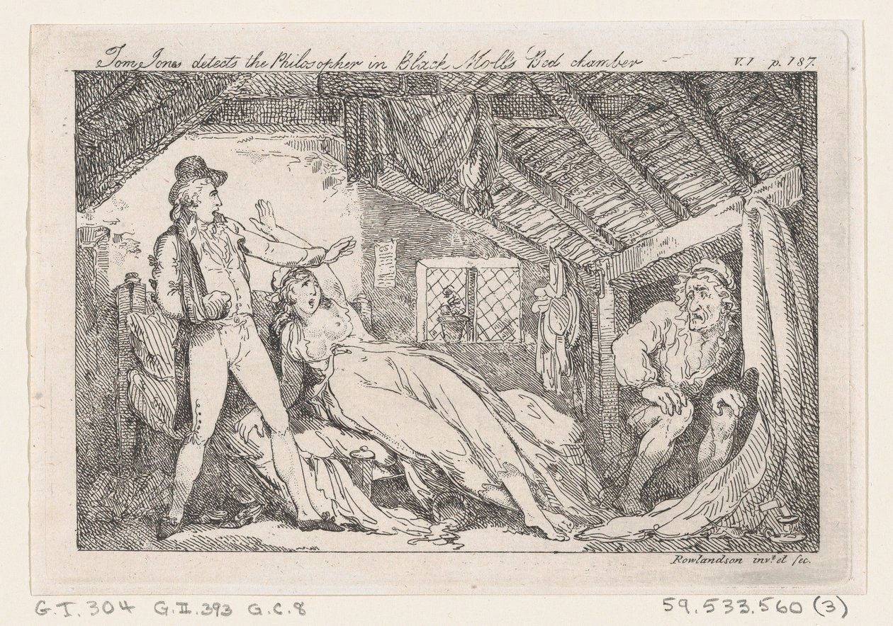 Tom Jones, Black Molls Bedchamber, The History of Tom Jones, a ..., 1792