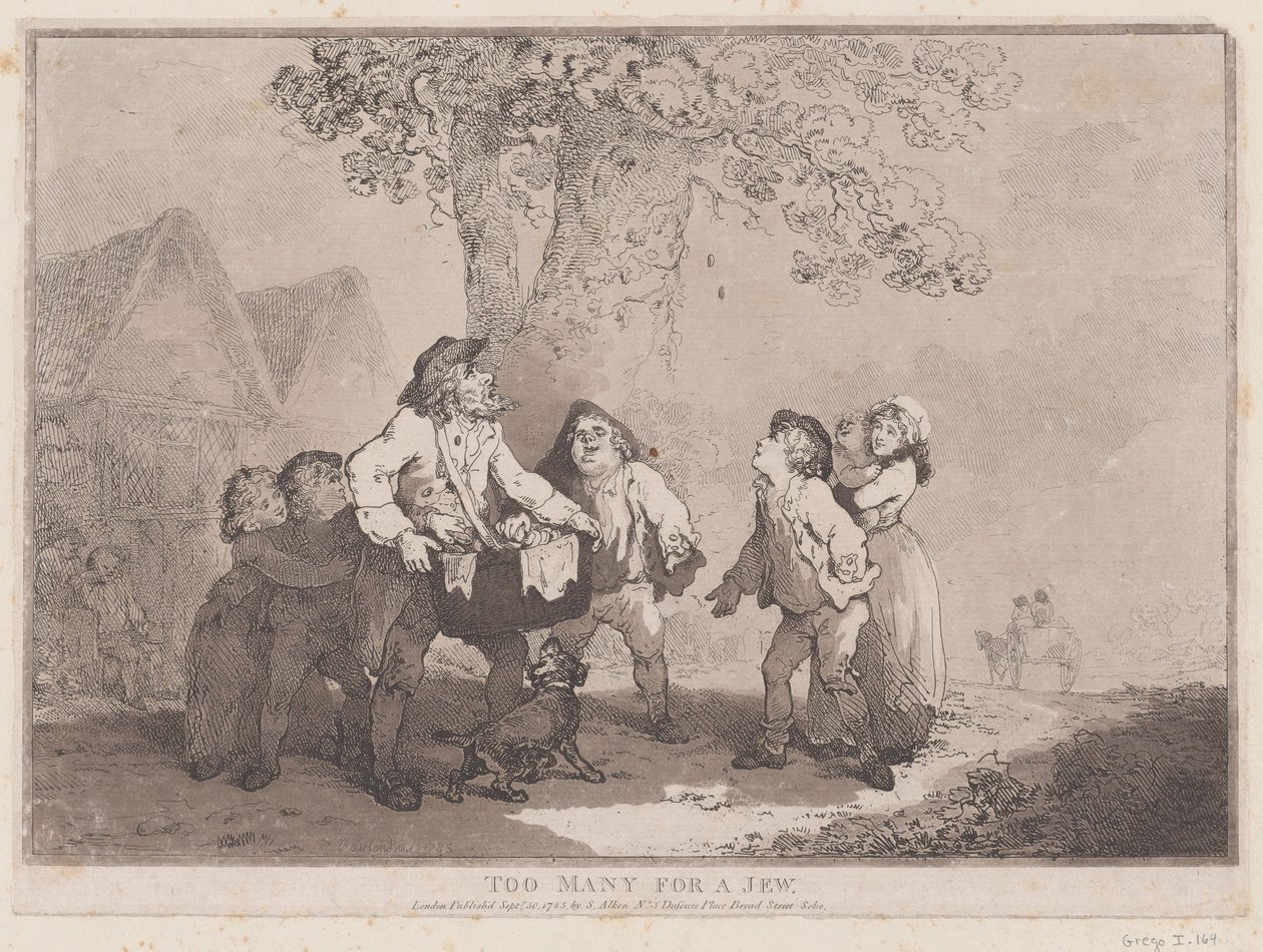 Bir Yahudi için Çok Fazla, 20 Eylül 1785., 20 Eylül 1785. by Thomas Rowlandson