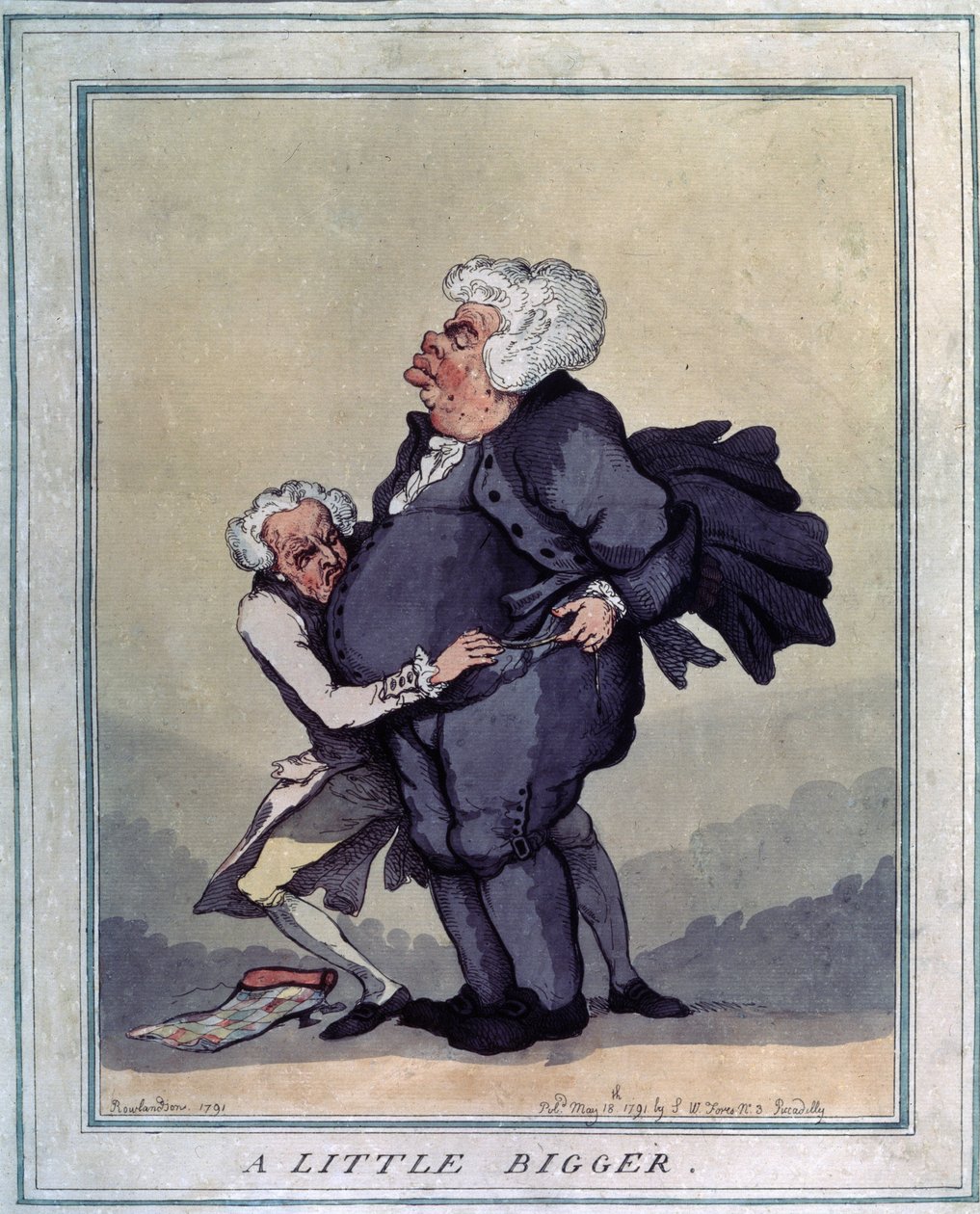 Biraz daha büyük. Thomas Rowlandson