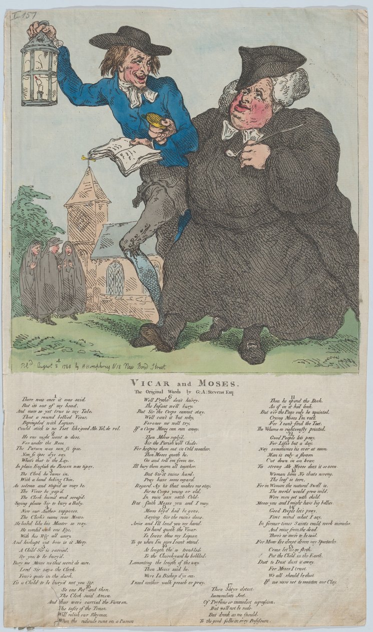 Papaz ve Musa, 8 Ağustos 1784., 8 Ağustos 1784. by Thomas Rowlandson