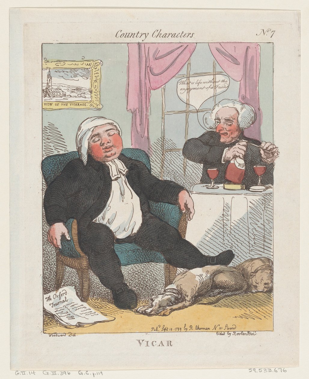 Papaz, 10 Eylül 1799., 10 Eylül 1799. by Thomas Rowlandson
