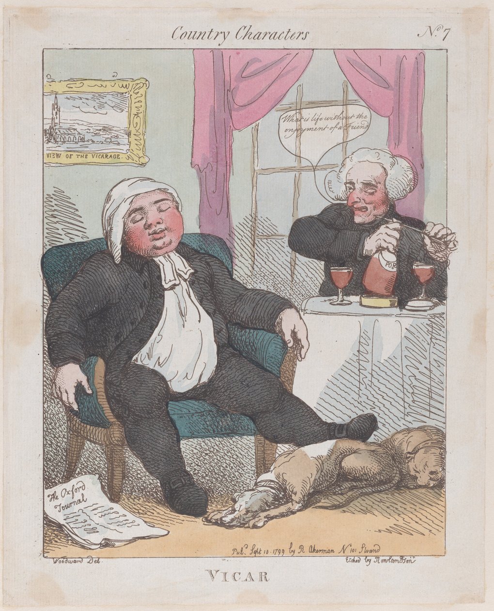 Papaz, 10 Eylül 1799., 10 Eylül 1799. by Thomas Rowlandson