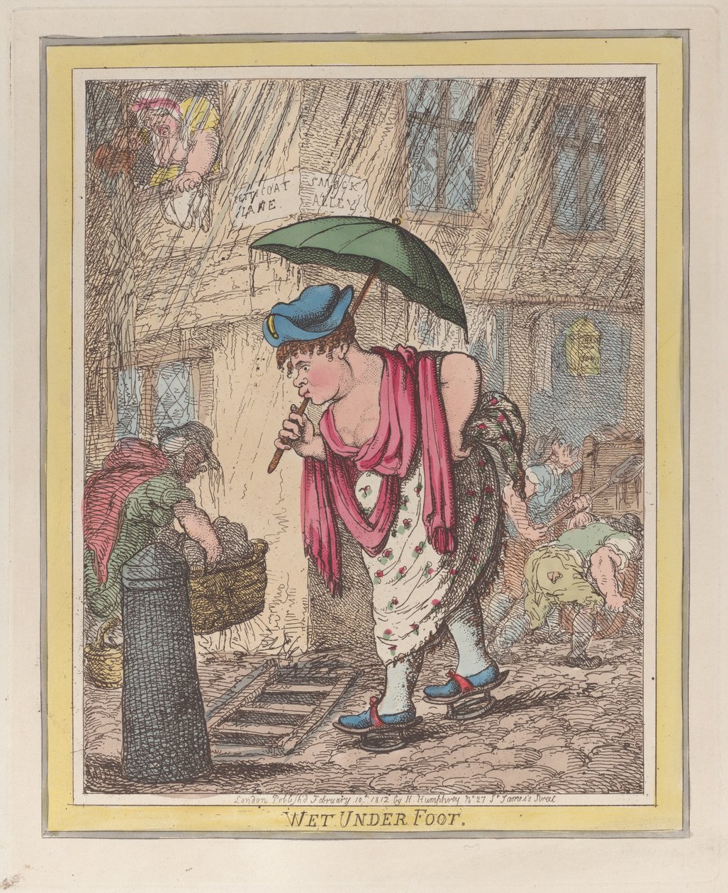 Ayak Altı Islak, 10 Şubat 1812., 10 Şubat 1812. by Thomas Rowlandson