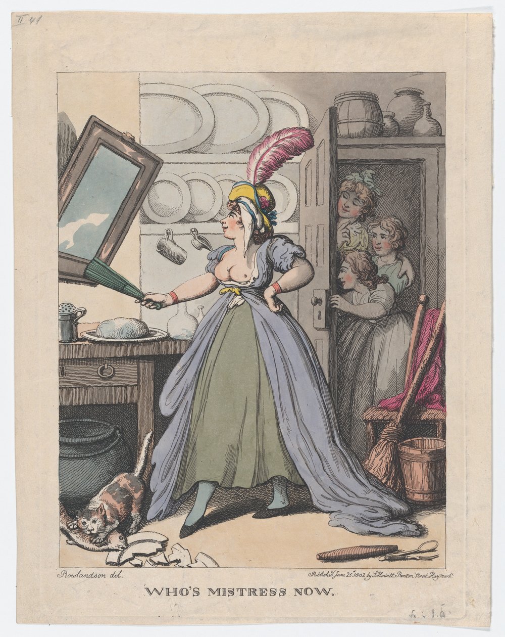 Şimdi Metresi Kim, 25 Haziran 1802., 25 Haziran 1802. by Thomas Rowlandson